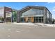 Modern Shake Shack building with glass facade and wooden accents on main street at 2400 N Broadway # 4, Denver, CO 80205