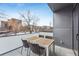 Private deck with mountain views and outdoor furniture at 2471 Walnut St, Boulder, CO 80302