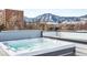 Rooftop hot tub with mountain views at 2471 Walnut St, Boulder, CO 80302