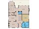 Main floor plan featuring living spaces, kitchen/dining, one bedroom and bathroom, plus a patio and verandah at 1160 Monaco Pkwy, Denver, CO 80220