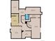 Basement floor plan featuring theater, bedroom, storage, exercise room, wine room, and game room at 1160 Monaco Pkwy, Denver, CO 80220