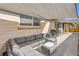 Cozy backyard patio with an outdoor seating and shade at 2544 S Raleigh St, Denver, CO 80219