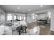 Spacious living room with natural light, comfortable seating, and open access to dining and kitchen areas at 320 S Jersey St, Denver, CO 80224