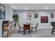 Finished basement featuring a game table, shelving, and decor at 12292 W 65Th Ave, Arvada, CO 80004