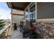 Cozy front porch with comfortable seating, providing a relaxing outdoor space at 549 Tippen Pl, Castle Rock, CO 80104