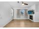 Living Room with fireplace and ceiling fan at 13028 Grant W Cir # A, Thornton, CO 80241