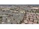 Panoramic aerial view of a townhouse community with lush landscaping and convenient access to commercial areas at 1311 Carlyle Park Cir, Highlands Ranch, CO 80129