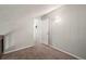 Hallway upstairs with view of door and stairway at 9797 E Peakview Ave # C10, Englewood, CO 80111