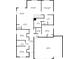 Detailed floor plan showcasing the layout of the home, including bedrooms, bathrooms, kitchen, and living areas at 14670 Guernsey Dr, Mead, CO 80542