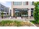 Frank & Roze Coffee Co. exterior with patio seating and modern architectural details at 4110 Hale Pkwy # 3K, Denver, CO 80220