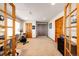 Versatile bonus room featuring an exercise bike, closet, and two wooden doors for a flexible space at 1820 Sapling Ct, Castle Rock, CO 80109