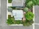 An aerial view of a charming home with a well-maintained roof, patio and lush backyard landscaping at 1190 W 11Th Ct, Broomfield, CO 80020