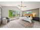 Main bedroom features vaulted ceiling, ceiling fan, ensuite bathroom and plenty of natural light at 1190 W 11Th Ct, Broomfield, CO 80020