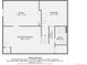 Lower level floor plan including a recreation room, storage, and a bath at 7261 E Hinsdale Ave, Centennial, CO 80112