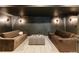 Sophisticated living room featuring two couches, ambient lighting, and neutral tones perfect for relaxing or entertaining at 8937 Little Raven Trl, Niwot, CO 80503