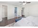 Main bedroom featuring ensuite bathroom and walk in closet at 555 W Peakview Ave, Littleton, CO 80120