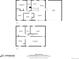 Floorplan illustration showing dimensions and layout of the home's two floors at 8331 Mason Cir, Westminster, CO 80031