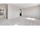 Spacious bonus room with carpet flooring and easy access to an en suite bathroom with upscale design elements at 3314 N Haleyville Ct, Aurora, CO 80019