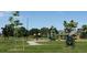A community park features walking trails, open green space, and mature trees for recreational enjoyment at 14400 Albrook Dr # 43, Denver, CO 80239