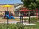 A vibrant playground with a slide, swings, and sunshade offers a fun and safe space for children to play at 14400 Albrook Dr # 43, Denver, CO 80239