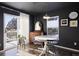 Charming dining area with white table and transparent chairs at 12831 Mayfair Way # F, Englewood, CO 80112