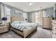 Bright bedroom with a bed, soft carpet and two windows allowing natural light at 1560 Olympia Cir # 108, Castle Rock, CO 80104