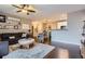 Open concept living space with updated kitchen and living room for easy entertaining at 1560 Olympia Cir # 108, Castle Rock, CO 80104