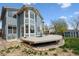 Backyard deck great for entertaining and relaxing with a large patio area at 4290 Cottonwood Lakes Blvd, Thornton, CO 80241