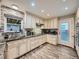 Modern kitchen with sleek countertops, white cabinetry, and updated appliances, perfect for culinary enthusiasts at 12610 E Villanova Dr, Aurora, CO 80014