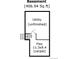 Basement floor plan with unfinished utility space and a flexible carpeted area, ideal for customization at 12771 Clermont St, Thornton, CO 80241