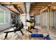 Unfinished basement with high ceilings, ideal for a home gym at 8482 Parkland St, Broomfield, CO 80021