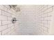 Tiled shower highlighting clean fixtures at 3155 N Steele St, Denver, CO 80205