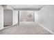 Finished basement with neutral carpet, fresh paint, large closet and ample space at 10234 W Geddes Cir, Littleton, CO 80127