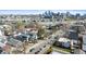 Panoramic aerial view of the city, showing the neighborhood's great location at 3636 Lipan St, Denver, CO 80211