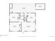 First floor plan featuring bedrooms, living room, kitchen, back patio, and workroom at 1475 Lucille Ct, Northglenn, CO 80233