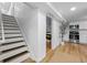 Basement area with a kitchen and a bedroom that is bright and spacious at 8190 Raleigh Pl, Westminster, CO 80031