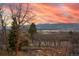 Expansive city view with striking mountain backdrop, visible from the property at 265 Ox Yoke Way, Monument, CO 80132