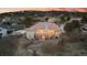 Exterior aerial view of home with large deck and patio with great views at 265 Ox Yoke Way, Monument, CO 80132