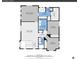 Layout featuring a primary bedroom, Gathering room, hall, laundry room, and two bathrooms at 4407 N Quemoy St, Aurora, CO 80019