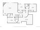 Floor plan of basement area with living room, bedrooms, bathrooms, wet bar and movie room at 4185 Cheyenne Dr, Larkspur, CO 80118