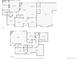 Detailed floor plans showcasing layout of the first floor and basement with various rooms at 4185 Cheyenne Dr, Larkspur, CO 80118
