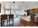 Contemporary condo with open living and kitchen area, hardwood floors, and city views at 891 14Th St # 2002, Denver, CO 80202