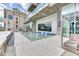 Relaxing rooftop pool with lounge chairs and beautiful city views at 891 14Th St # 2002, Denver, CO 80202