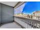 Private balcony overlooking the community at 9451 Ashbury Cir # 202, Parker, CO 80134
