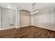 Bright dining room with hardwood floors and recessed lighting at 9451 Ashbury Cir # 202, Parker, CO 80134