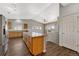 Kitchen with island and stainless steel appliances at 9451 Ashbury Cir # 202, Parker, CO 80134