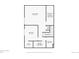 This floor plan shows the layout of the basement level, including the Gathering room, bedroom, and bathroom at 2419 Flats St, Erie, CO 80516