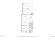 This floor plan shows the layout of the home's first floor, including the garage, living room, and kitchen at 2419 Flats St, Erie, CO 80516