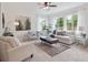 Inviting living room featuring neutral color palette, large windows, stylish furniture, and contemporary decor elements at 15350 W 50Th Dr, Golden, CO 80403