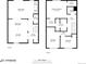 House floorplan showcasing layout of both floors at 1294 S Troy St, Aurora, CO 80012